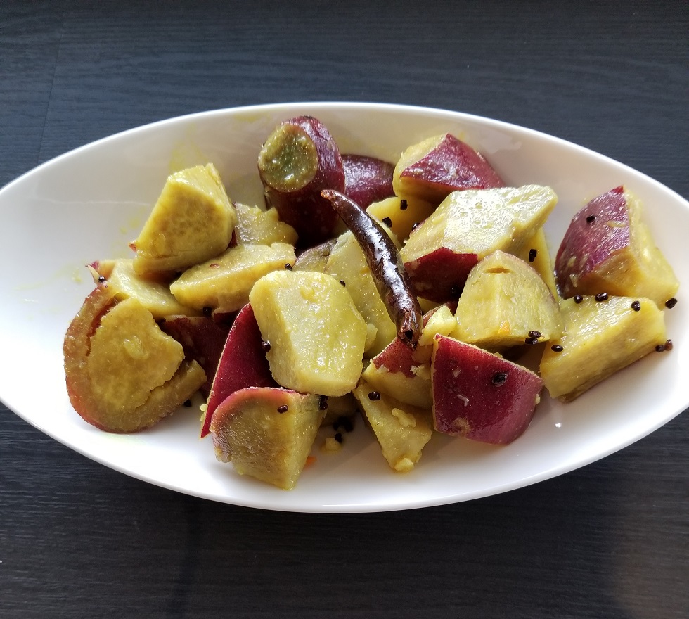 さつまいものごまアチャール