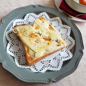 豆乳チーズトースト
