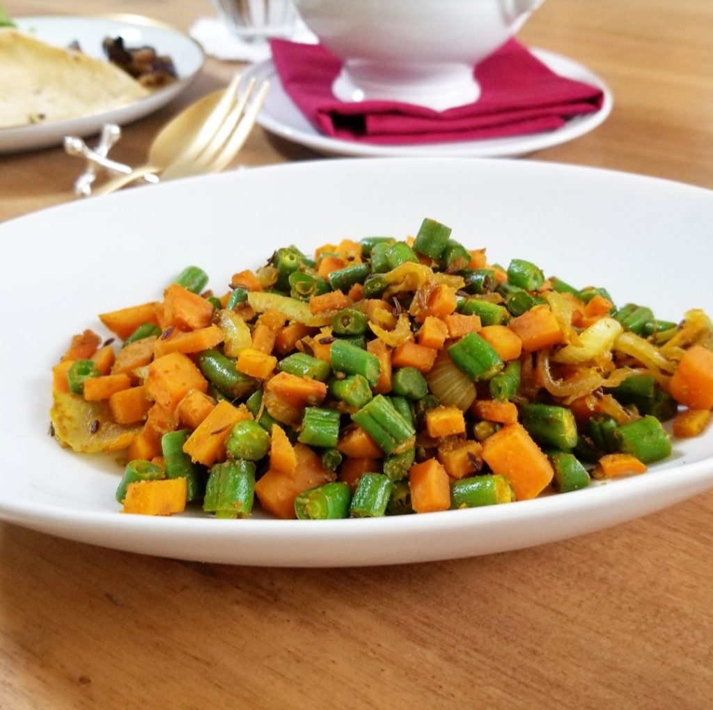 【簡単でおいしいインドの野菜炒め】基本のサブジの作り方│アーユルヴェーダレシピ