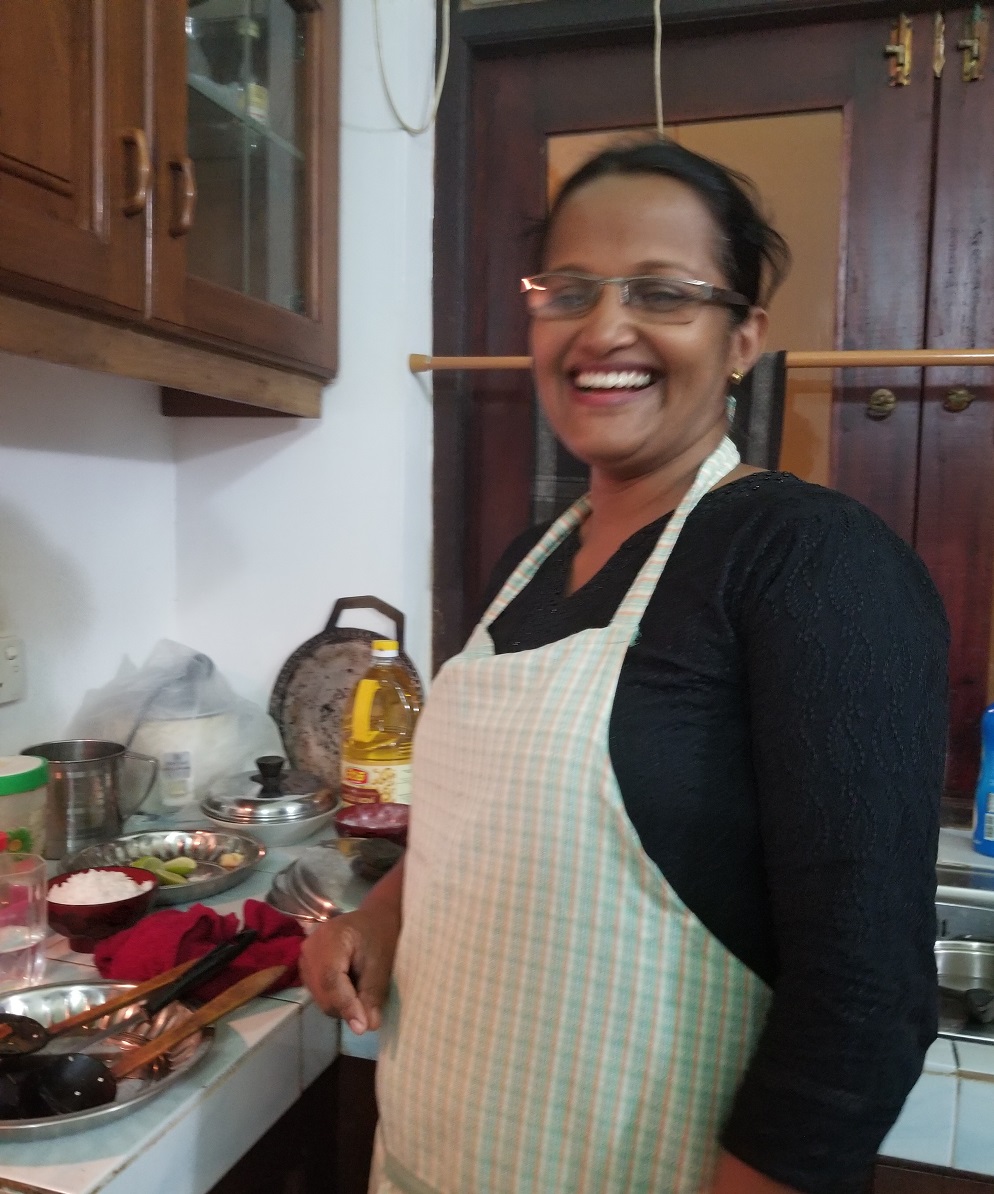 スリランカ料理の先生